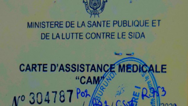 Burundi : Quand la pénurie des cartes CAM complique l’accès aux soins